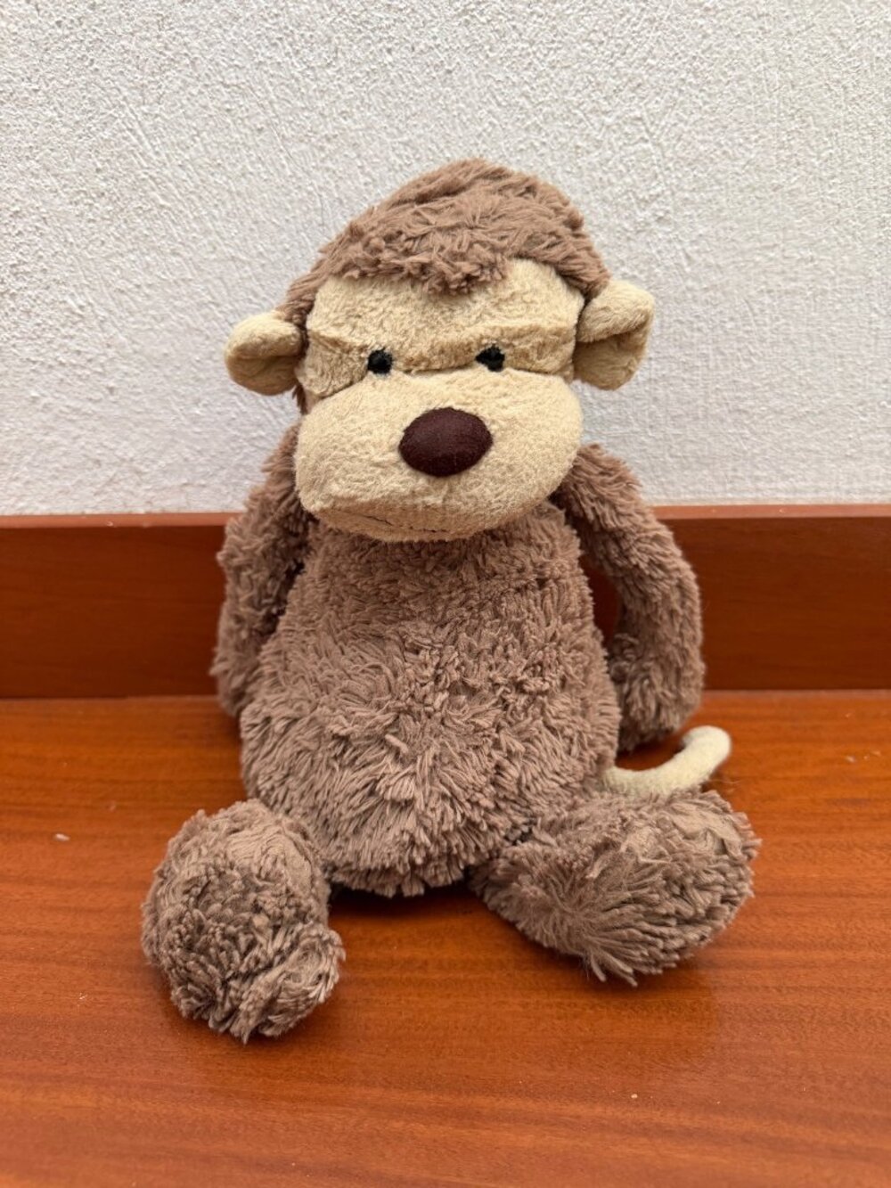 Vintage Jellycat London Bashful Monkey Medium Brown Plush Soft Toy Stuffed Anima